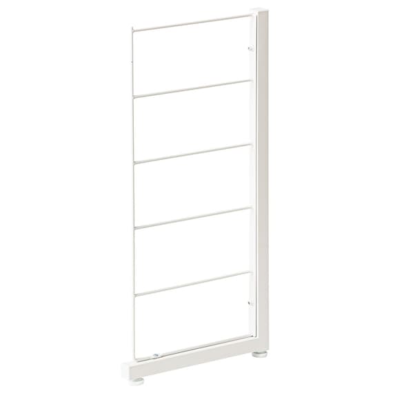 【ワイヤーシェルフ NP用】 ロータイプ用 サイドフレーム (ホワイト) 1枚目画像