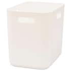 収納ケース ソフトNインボックス V たて型ハーフ ホワイト 1枚目画像