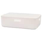 収納ケース ソフトNインボックス V よこ型ハーフ ホワイト 1枚目画像