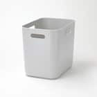 収納ケース ソフトNインボックス たて型ハーフ ライトグレー 1枚目画像