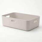 収納ケース ソフトNインボックス よこ型ハーフ モカ 1枚目画像