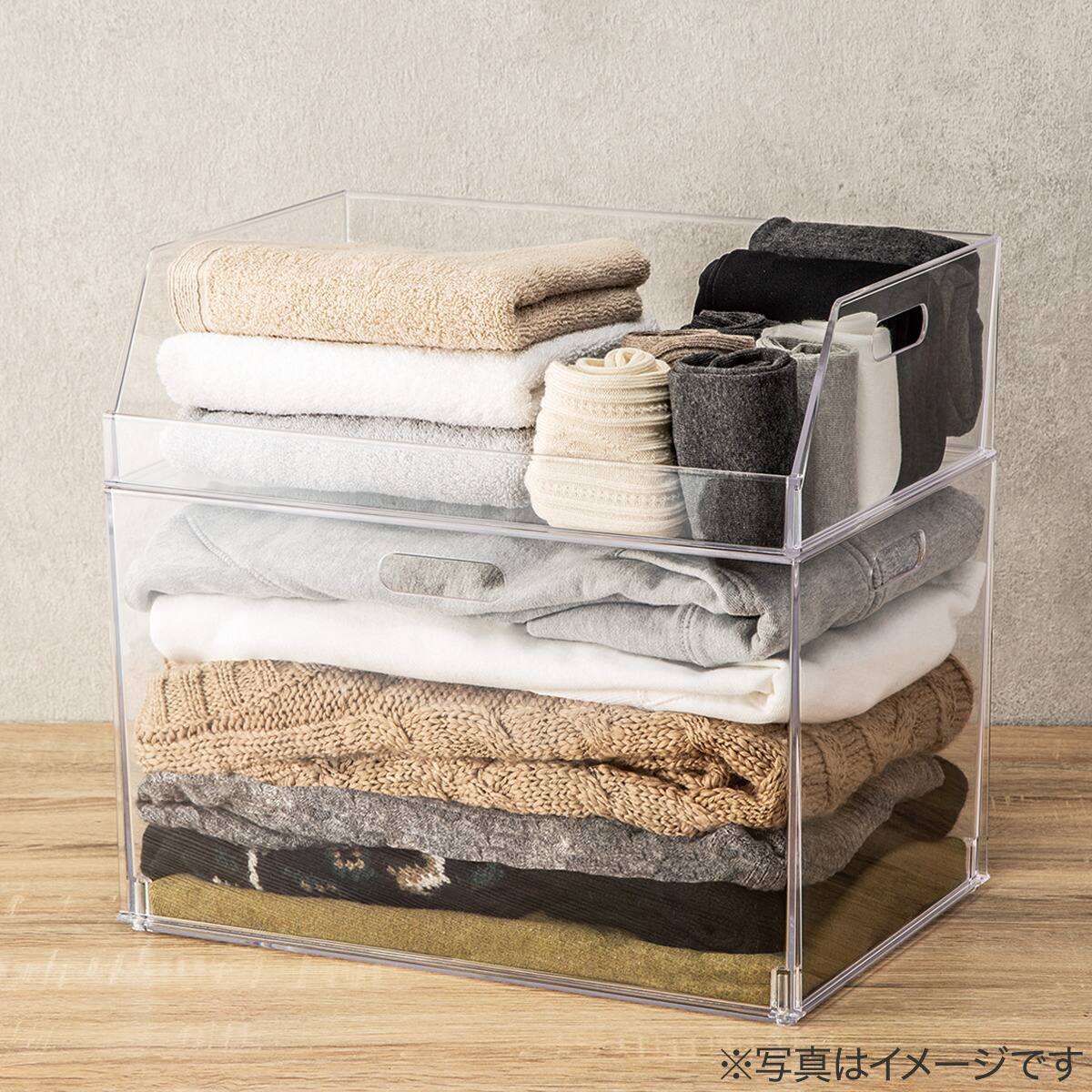 見える まとまる 透明収納ケース 3点セット | ニトリネット【公式