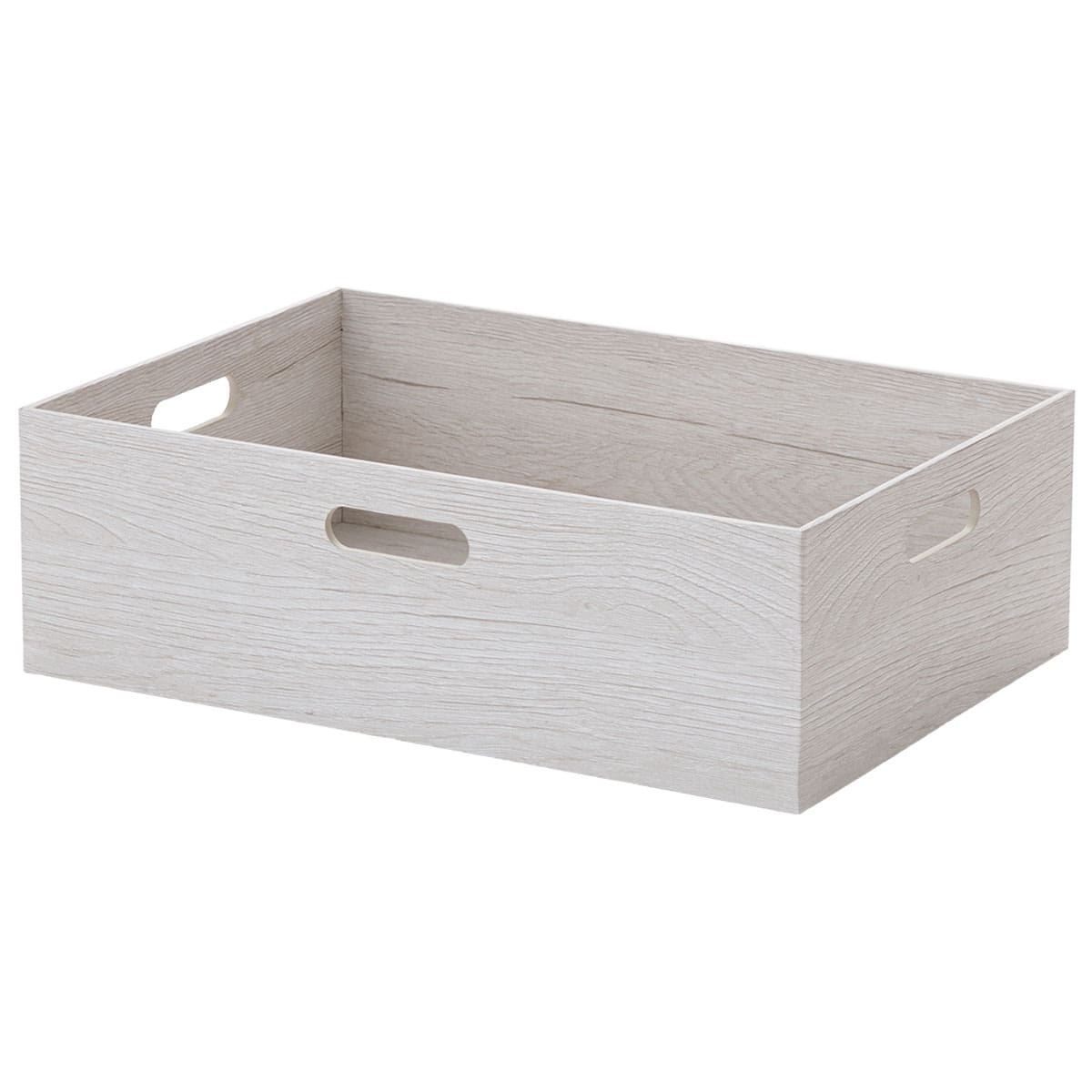 木目調ボックス 横ハーフ ホワイトウォッシュ (NN01) | ニトリネット