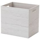 木目調ボックス 縦ハーフ ホワイトウォッシュ (NN01) 3枚目画像