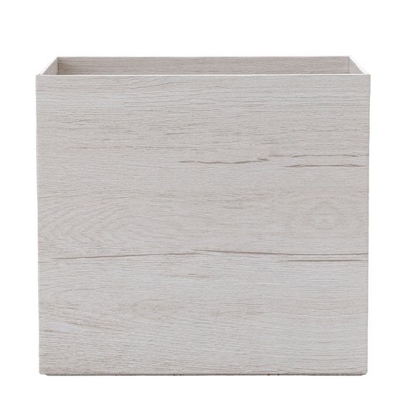木目調ボックス 縦ハーフ ホワイトウォッシュ (NN01) 4枚目画像
