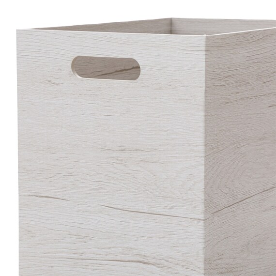 木目調ボックス 縦ハーフ ホワイトウォッシュ (NN01) 6枚目画像