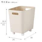 収納BOX(DH3N3038 ベージュ) 5枚目画像