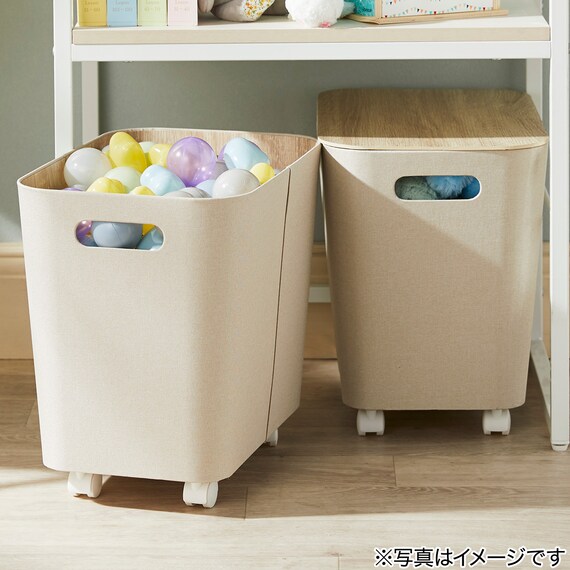 収納BOX(DH3N3038 ベージュ) 6枚目画像