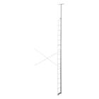 【Nポルダスリム用】棚板なし追加サイドパーツ(幅80cm用 ホワイト) 1枚目画像