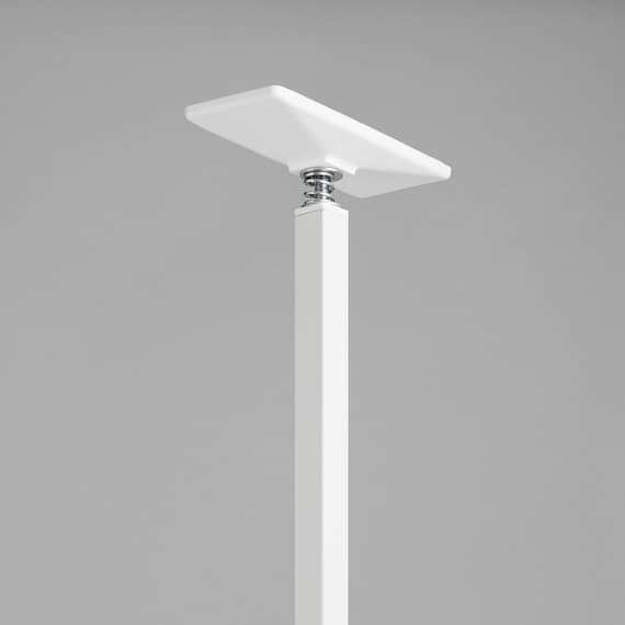 【Nポルダスリム用】棚板なし追加サイドパーツ(幅80cm用 ホワイト) 3枚目画像