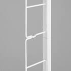 【Nポルダスリム用】棚板なし追加サイドパーツ(幅80cm用 ホワイト) 5枚目画像