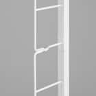 【Nポルダスリム用】棚板なし追加サイドパーツ(幅80cm用 ホワイト) 5枚目画像