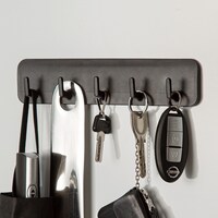 マグネット5連フック (ブラック)
