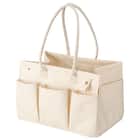 取っ手が長く肩からかけられるバスケット (EM01 ホワイト) 5枚目画像