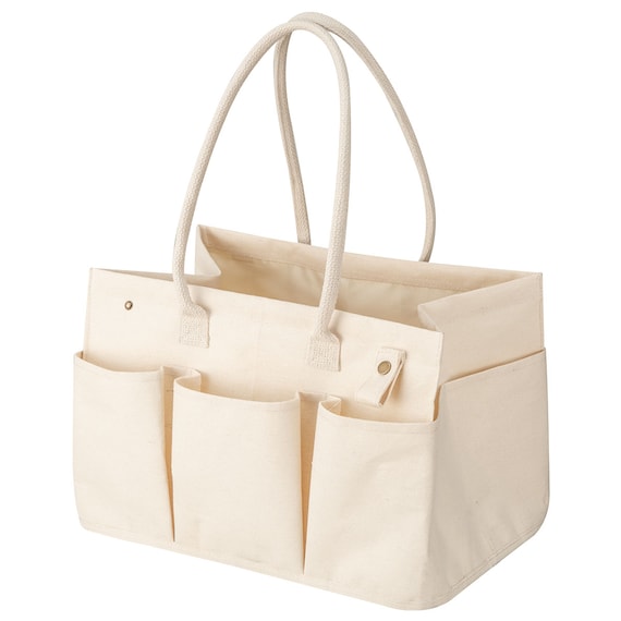 取っ手が長く肩からかけられるバスケット (EM01 ホワイト) 5枚目画像