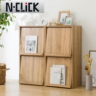 簡単組み立て Nクリック フラップ扉付き2連