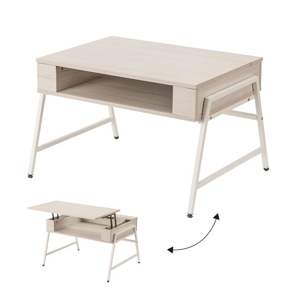 昇降テーブル (NH1 ホワイトウォッシュ) 1枚目画像