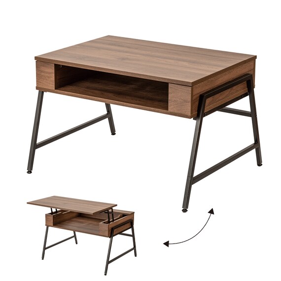 昇降テーブル (NH1 ミドルブラウン) 1枚目画像