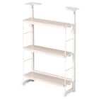 幅40cm 突っ張りカウンター下収納Nポルダ薄型 ホワイトウォッシュ 1枚目画像