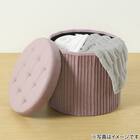 収納になる折り畳みスツール(ローズ DH) 3枚目画像