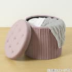 収納になる折り畳みスツール(ローズ DH) 3枚目画像