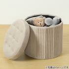 収納になる折り畳みスツール(モカ DH) 3枚目画像