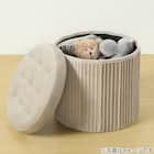 収納になる折り畳みスツール(モカ DH) 3枚目画像