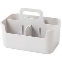 仕切りがはずせるハコブNインボックス(ライトグレー)