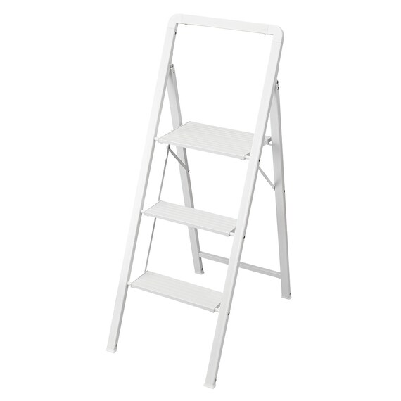 踏み台 3段(ホワイトWK02) 1枚目画像