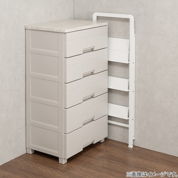 踏み台 3段(ホワイトWK02) 3枚目画像