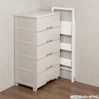 踏み台 3段(ホワイトWK02) 3枚目画像