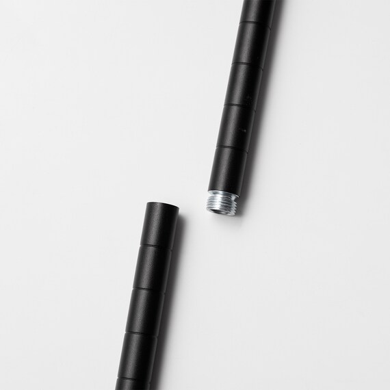 リビングに馴染んで連結もできるメッシュスチールラック(STメッシュ)専用連結用追加ポール 3段 ブラック 9枚目画像