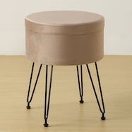 アジャスター付き収納スツール(DH01 モカ)