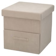 引き出し付き折りたたみスツール(モカ DH02)