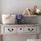 ハンドルバスケット(正方形 モカ) 3枚目画像