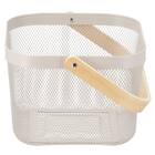 ハンドルバスケット(正方形 モカ) 4枚目画像