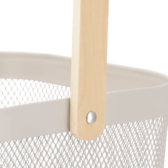 ハンドルバスケット(正方形 モカ) 7枚目画像