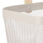 ハンドルバスケット(正方形 モカ) 8枚目画像