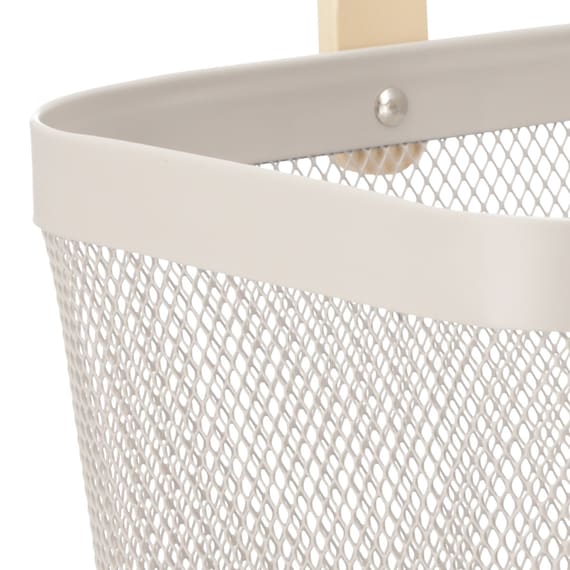 ハンドルバスケット(正方形 モカ) 8枚目画像