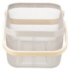 ハンドルバスケット(長方形 モカ) 4枚目画像