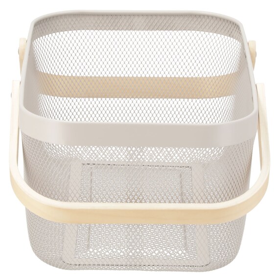 ハンドルバスケット(長方形 モカ) 4枚目画像