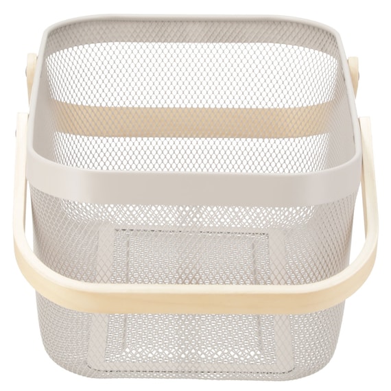 ハンドルバスケット(長方形 モカ) 4枚目画像