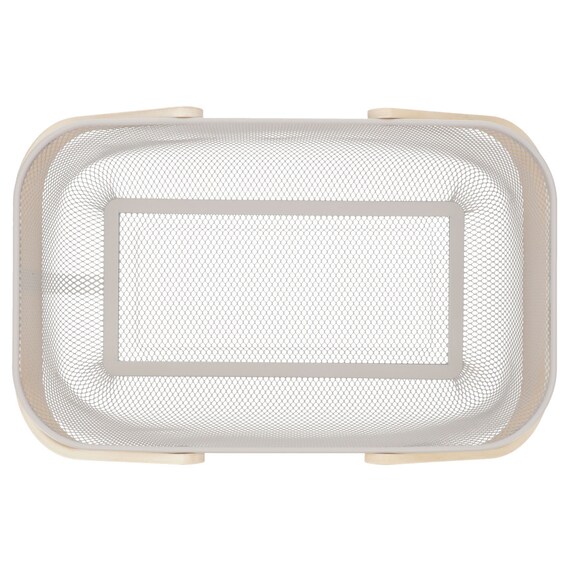 ハンドルバスケット(長方形 モカ) 5枚目画像