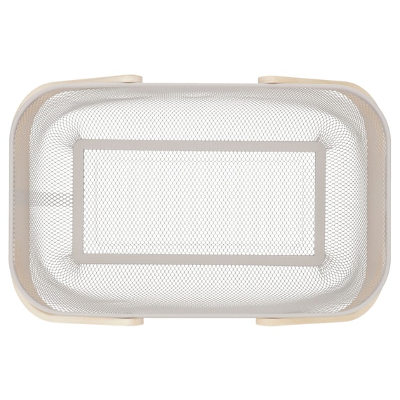 ハンドルバスケット(長方形 モカ) 5枚目画像