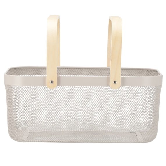 ハンドルバスケット(長方形 モカ) 6枚目画像