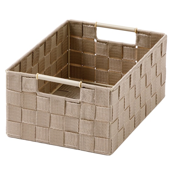 編み込みバスケットTI02 (クォーター ベージュ) 1枚目画像