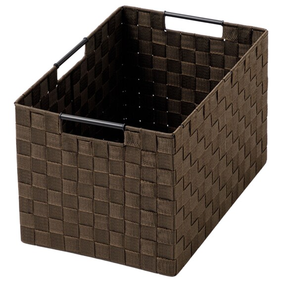 編み込みバスケットTI02 (レギュラー ダークブラウン) 6枚目画像