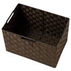 編み込みバスケットTI02 (レギュラー ダークブラウン) 7枚目画像