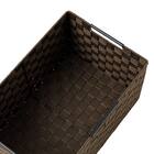 編み込みバスケットTI02 (レギュラー ダークブラウン) 8枚目画像