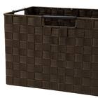 編み込みバスケットTI02 (レギュラー ダークブラウン) 9枚目画像